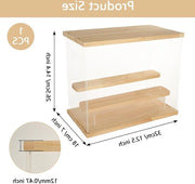 Vetrina trasparente in acrilato 32 x 18 x 265 cm a 3 livelli per modelli e collezioni