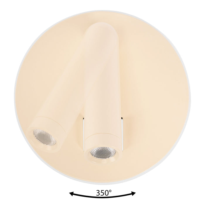 Lampada Da Parete APP1615-1W Beige