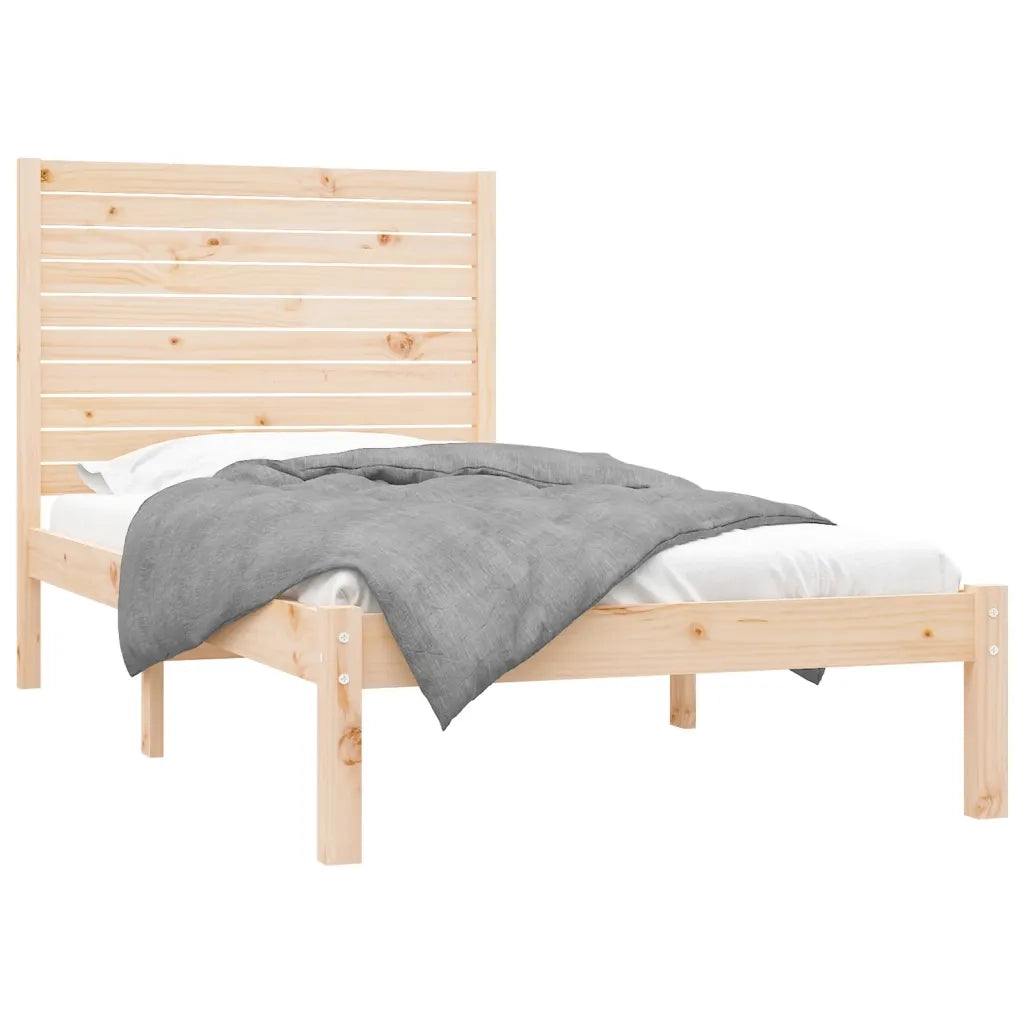 Giroletto-Struttura Letto in Legno Massello 90x200 cm 218677