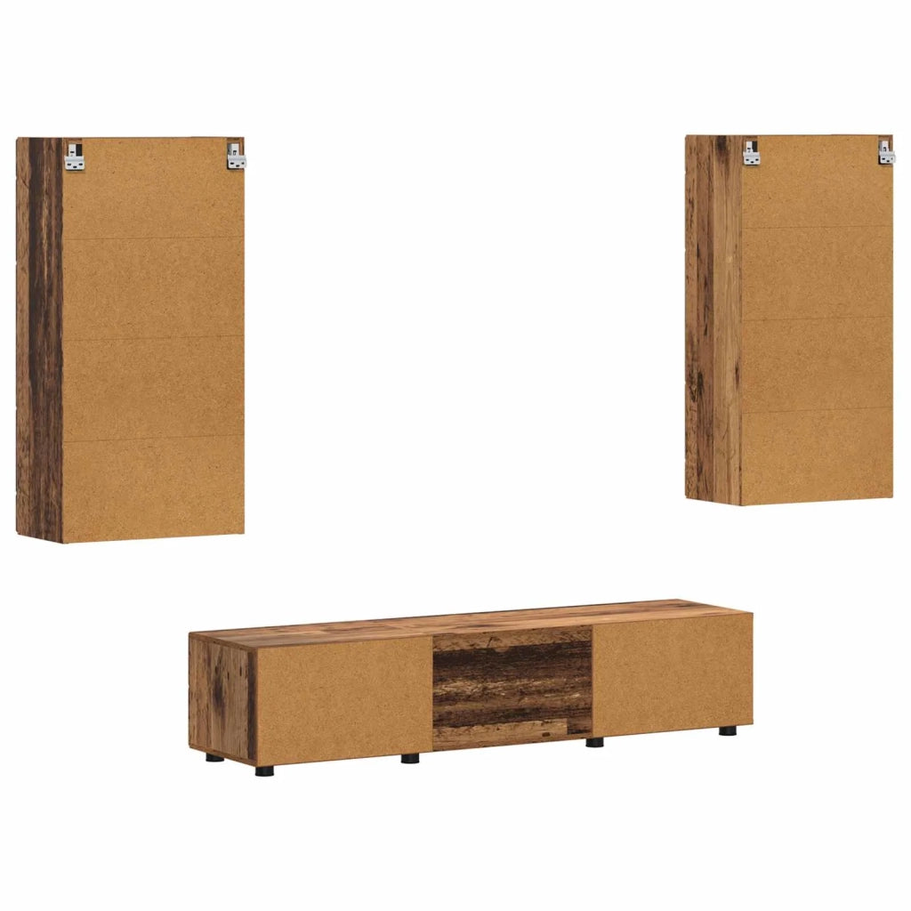 Set mobile TV FLORIN 3 pcs Legno vecchio Legno multistrato 3397932