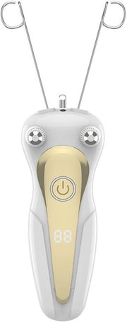 Epilatore elettrico per viso per donne - Epilatore elettrico per viso - Epilatore per viso con alimentazione USB e LED - Epilatore per viso per donne - Massaggiatore per viso - Rasatutto per viso