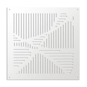 ROUTE - Pannello in PVC traforato - Parasole Colore: bianco, Misura: 73x73 cm