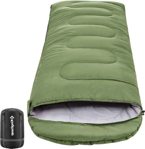 Slaapzak estiva outdoor calda coperta da campeggio trasportabile leggera 3-4 stagioni coperta da campeggio per bambini e adulti in campeggio escursione 19 kg - Ideale per meteo freddo Slaapzak da campeggio