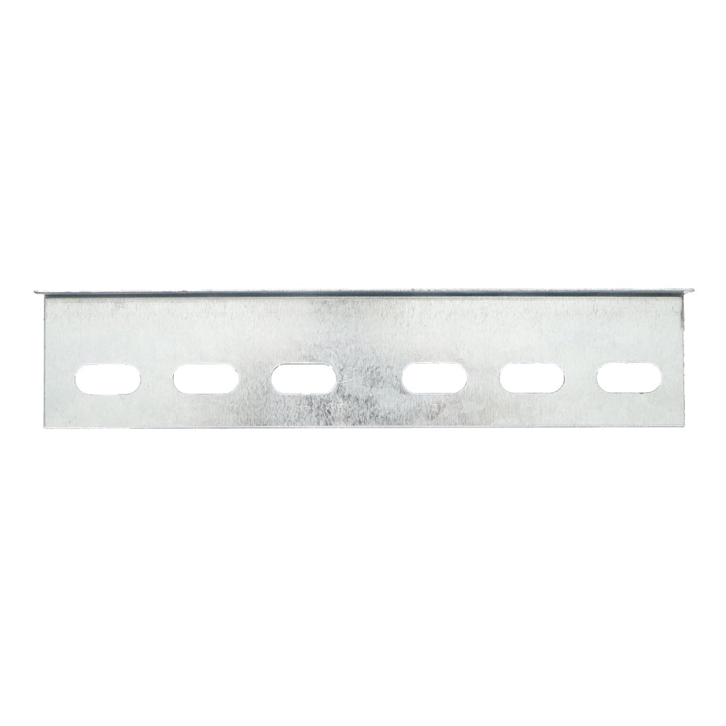 Elemento di collegamento per grondaia in metallo 40x15x200mm, acciaio zincato