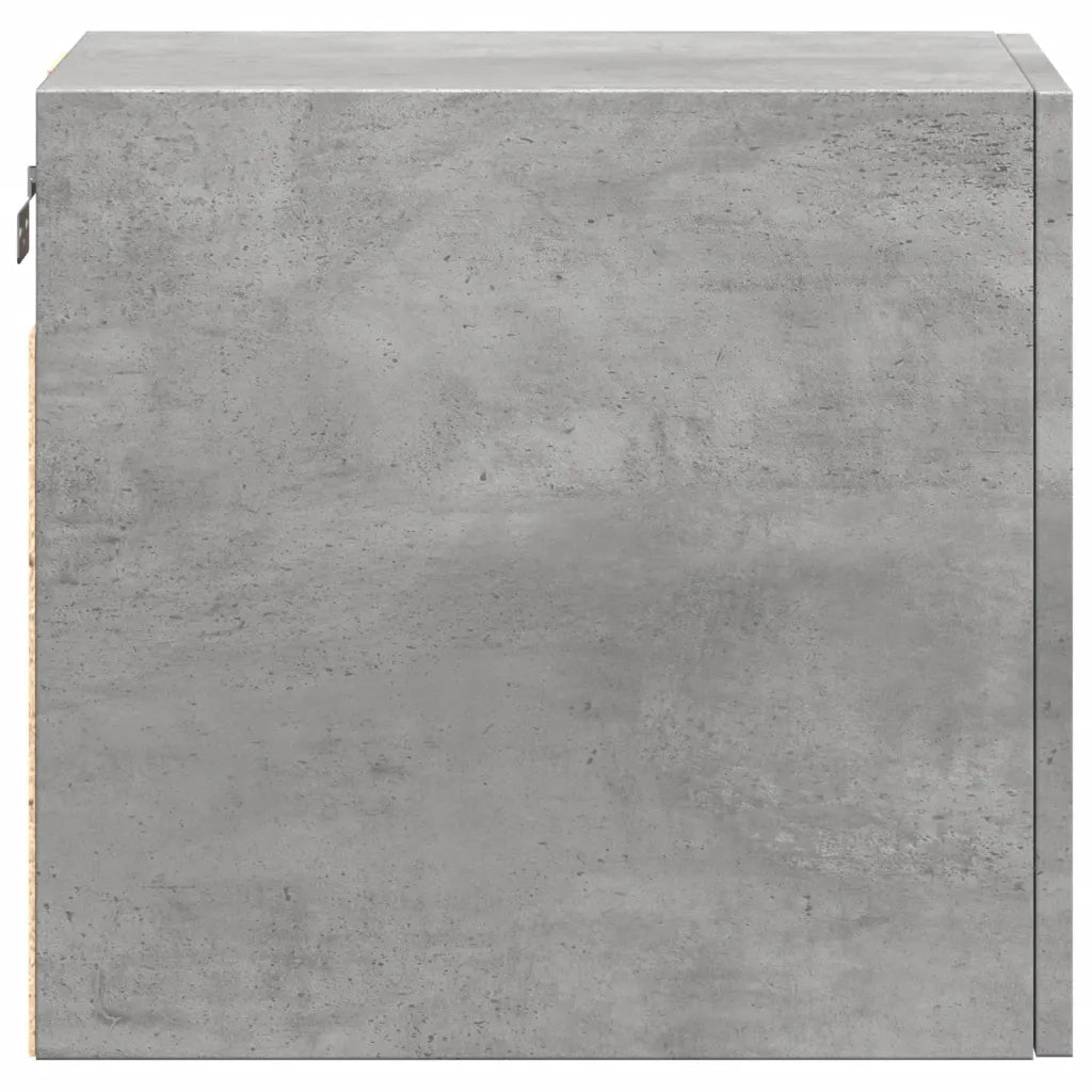 Armadietto a Muro | Mobile a Parete Grigio Cemento 30x42,5x40 cm Legno Multistrato