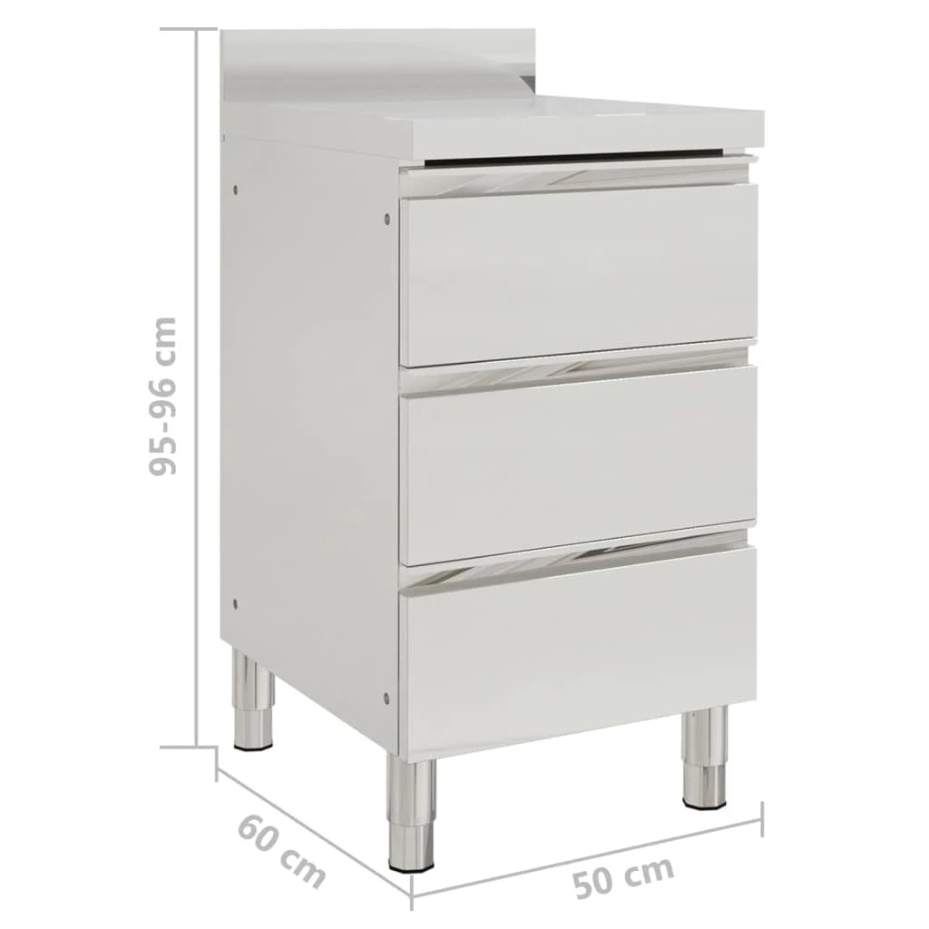 Lto di 2 mobili da cucina 96 cm acciaio inox commerciale 02_0000006