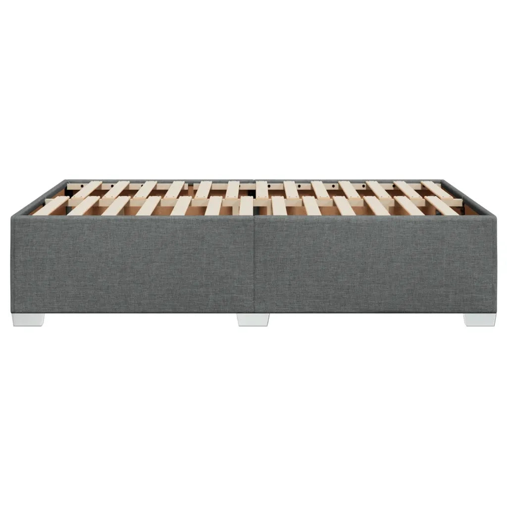 Giroletto senza Materasso Grigio Scuro 120x190 cm in Tessuto