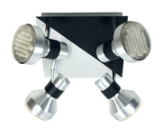 Plafoniera Candellux Sortha 98-08308 nera 27cm 4xGX53