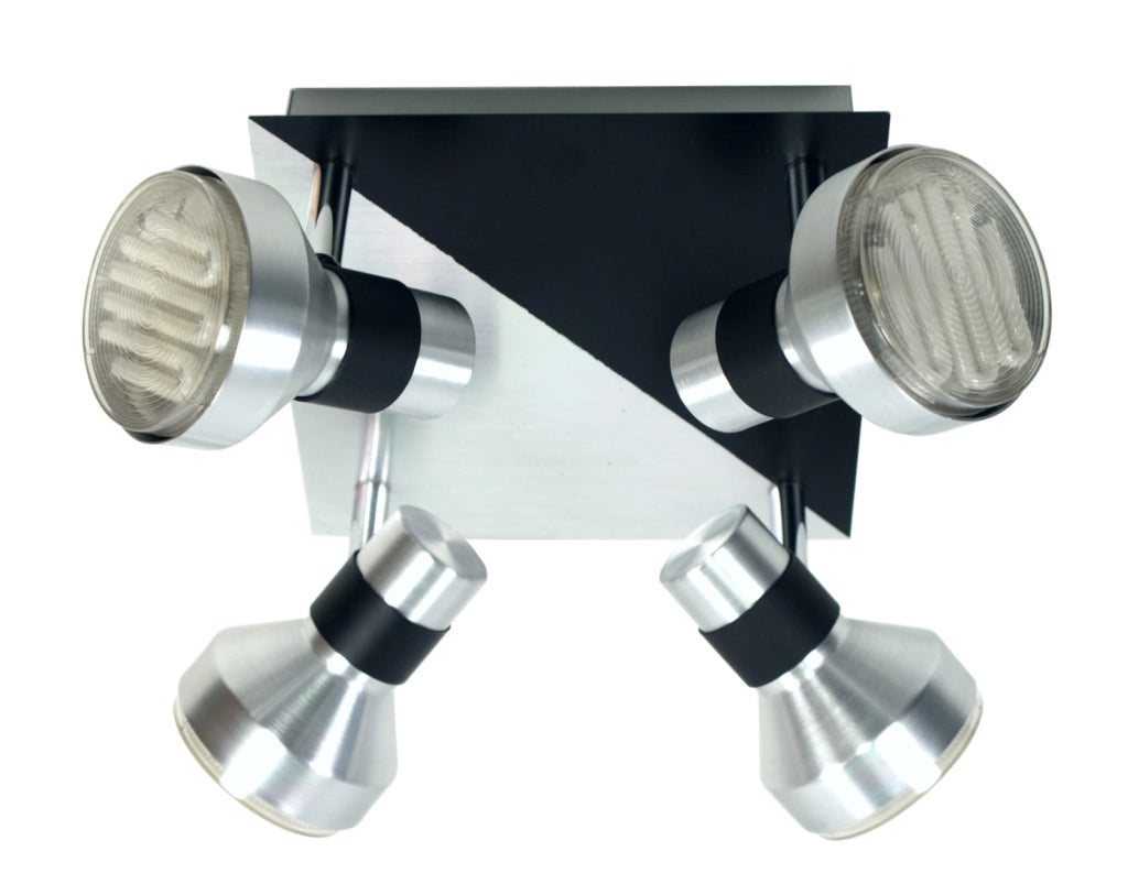 Plafoniera Candellux Sortha 98-08308 nera 27cm 4xGX53