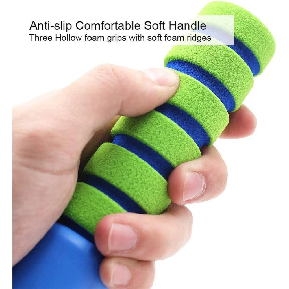 Trade Shop - Corda Per Saltare Regolabile Manici Schiuma Contatore Per Bambini Fitness Boxe -