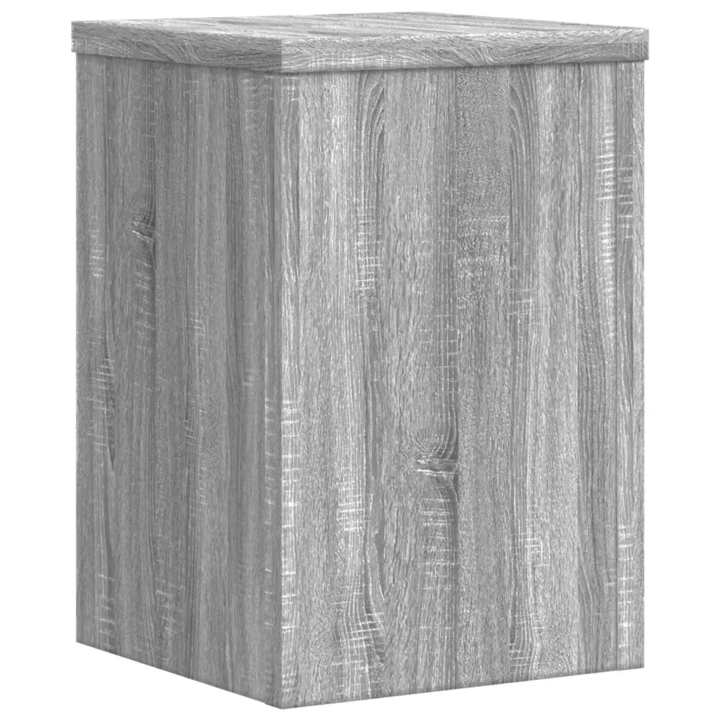 Supporti per Piante 2 pz Grigio 20x20x30 cm in Multistrato 852902