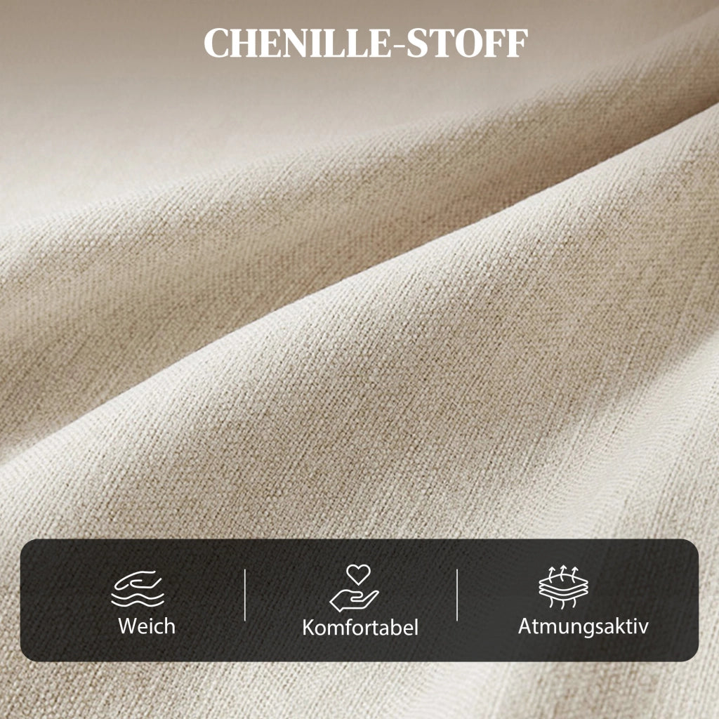 Poltrona relax girevole con dondolo e schienale reclinabile ¨C Xylo ¨C tessuto crema