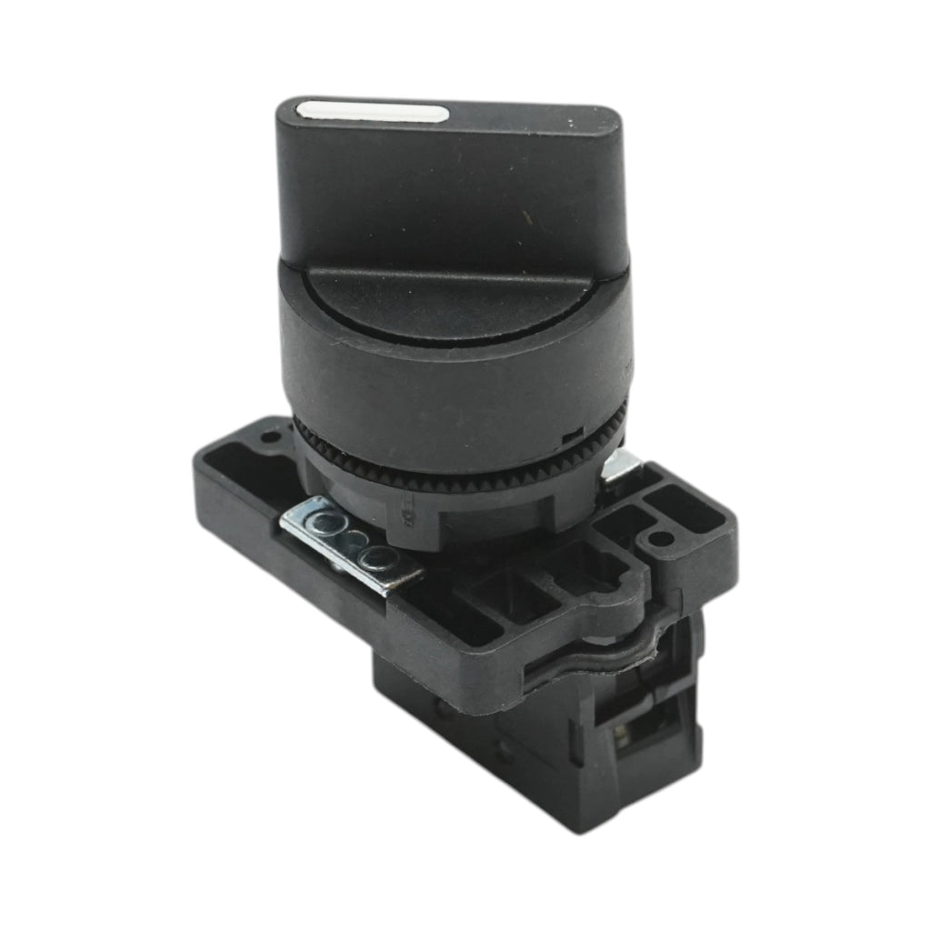 Selettore a 2 posizioni con ritenuta nero 1NO, 400V/10A, LAY5-ED21 Breckner Germany