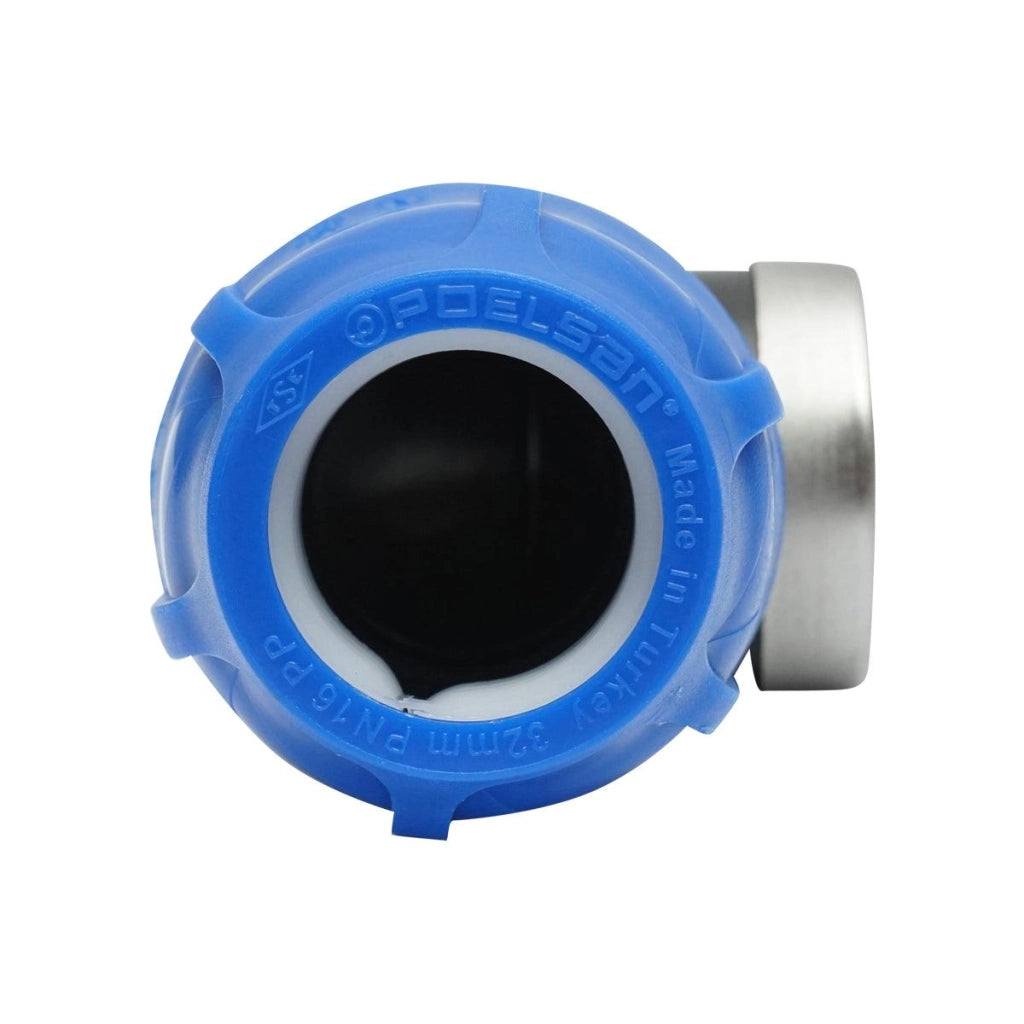Gomito Compressione PN16-32mmx 1" per sistemi di irrigazione RACCORDO/GIUNTO FEMMINA PN16-32mmx 1" Raccordo Compressione Manicotto Raccordo Compressione tubo irrigazione