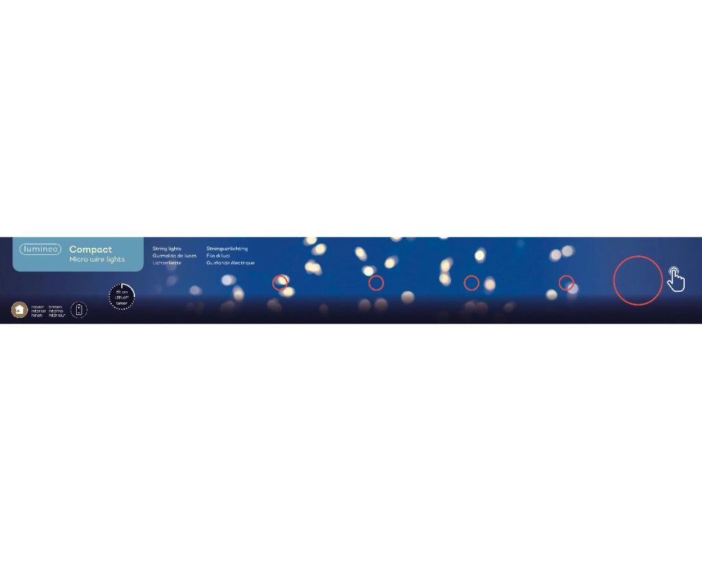 Luci Compatte a LED Micro Stabili per Uso Interno L 120 cm