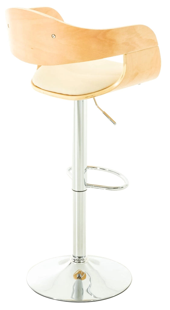Set 2 Sgabelli Rйtro KINGSTON in similpelle Natura/crema