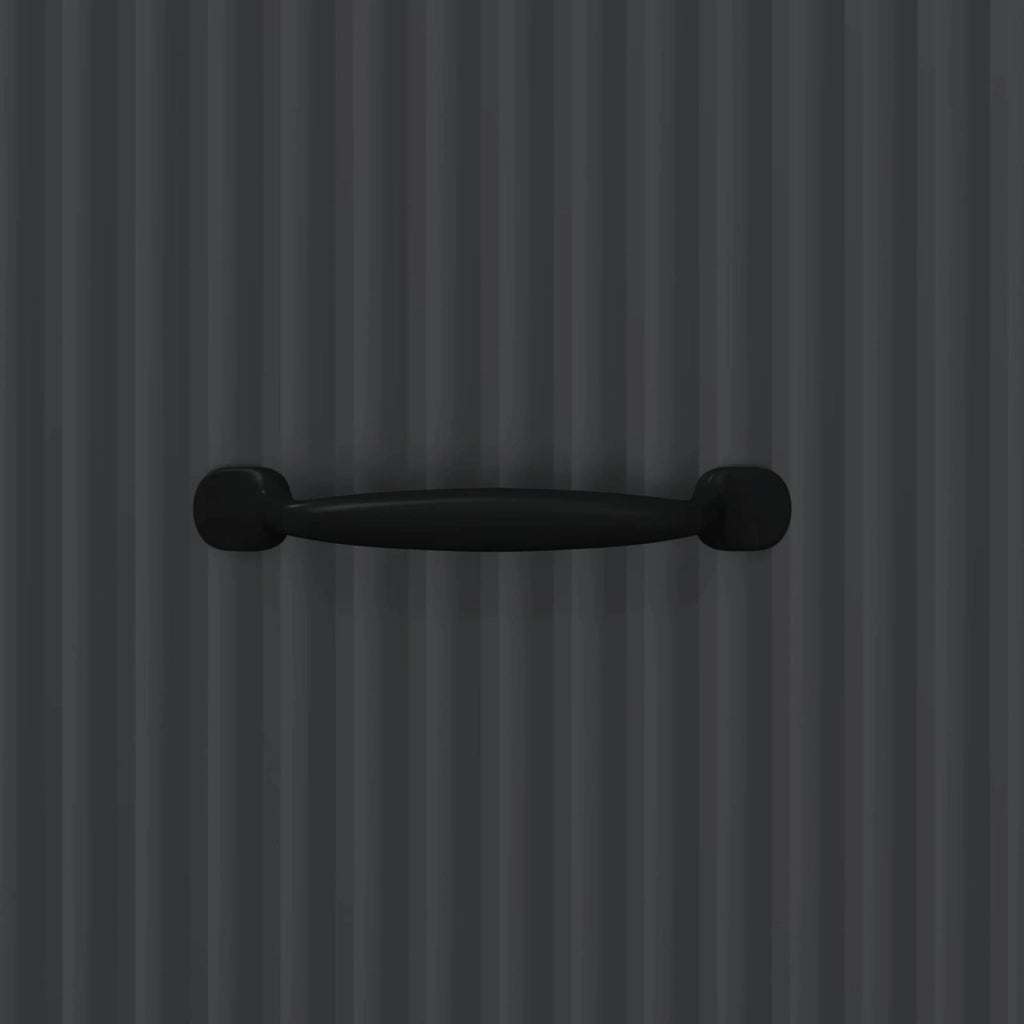 Mobile con Cassetti Nero 33 x 34,5 x 87 cm Legno ingegnerizzato