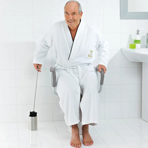 RIDDER Tavoletta WC con Maniglione di Sicurezza Bianco 150 kg A0072001 421611