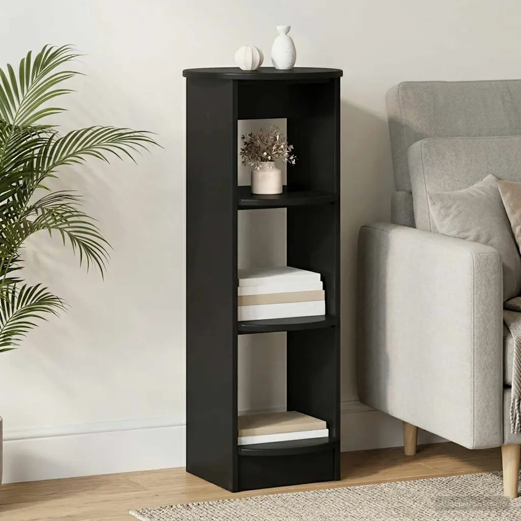 Mobile laterale Nero 40 x 40 x 100 cm Legno ingegnerizzato 899844