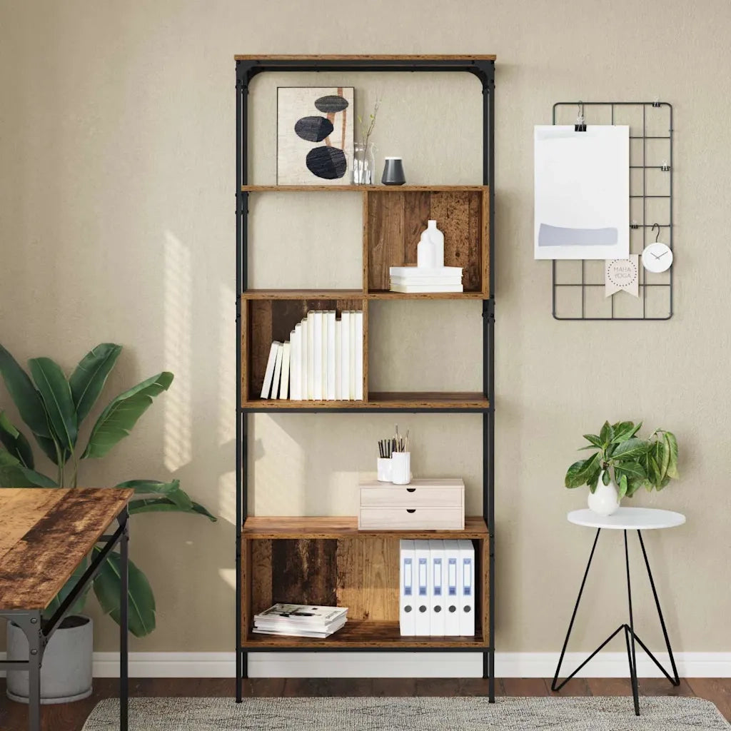 Libreria Legno vecchio 76 x 33 x 188,5 cm Legno multistrato 882986