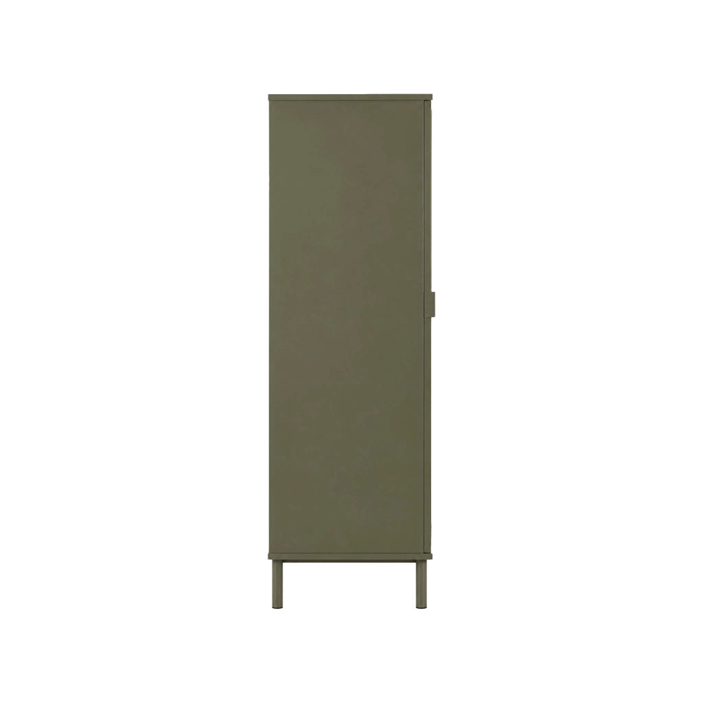 Guardaroba decorativo in legno e metallo 5 ripiani 1 appendiabiti,
