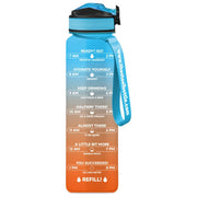 The Steel Bottle Borraccia Uso Quotidiano 1000 ml Tritan Blu Arancione