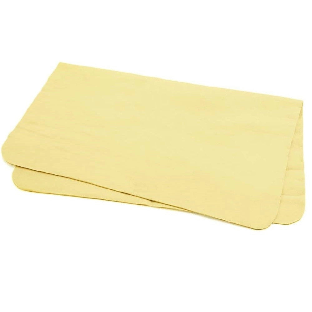Trade Shop - Asciugamano Assorbente Asciugatura In Camoscio Panno Pulizia Autolavaggio 43x32cm -