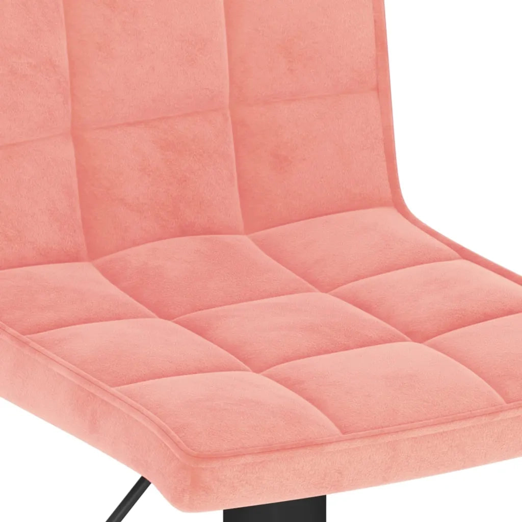 Sgabello da bar in Velluto rosa 335757