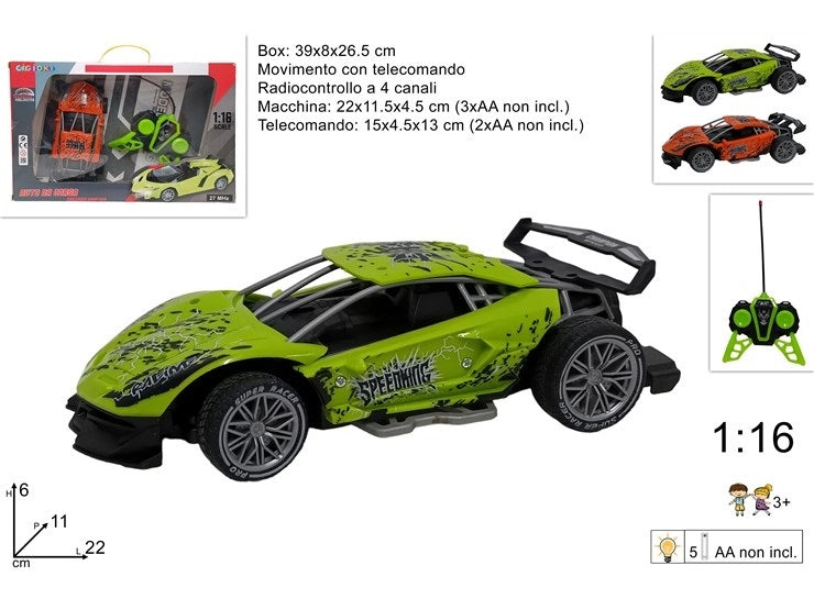 1 Pezzo Macchina Telecomandata Radiocomandata Doel Racing Vari Colori