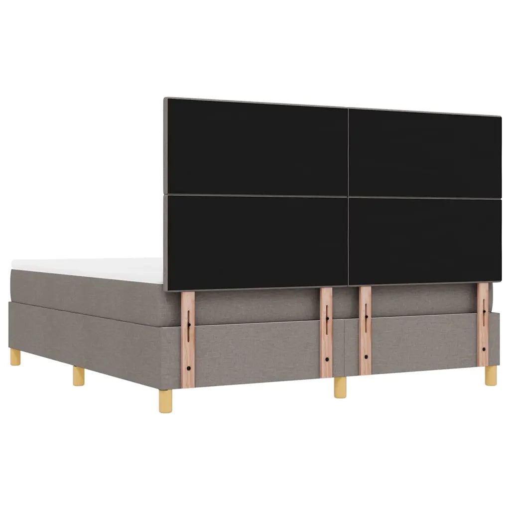 Letto a molle con testiera Talpa 200 x 180 cm Tessuto 3344321