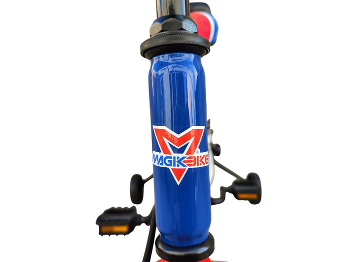 Bicicletta per Bambini 16" Freni a Disco Magik-Bike Racer Blu