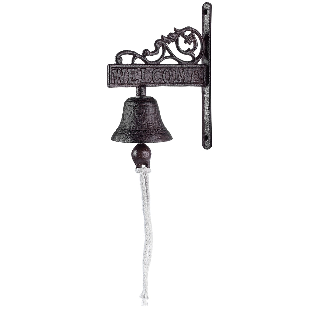 Campanello in ghisa KADAX per porte da giardino, campanello decorativo in stile retrò.