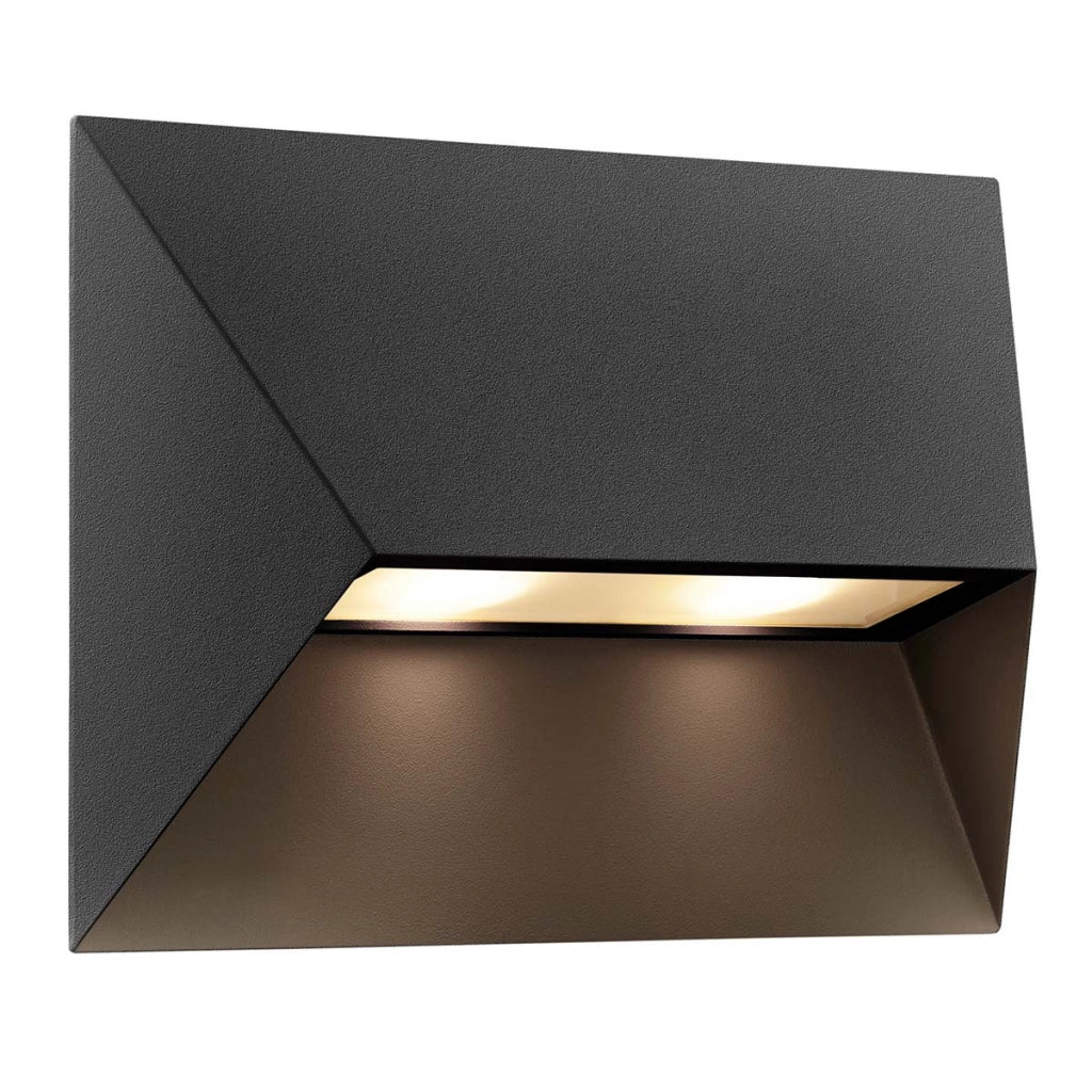 Pontio 27 Lampada da parete compatta 50W IP54 Nero Nordlux