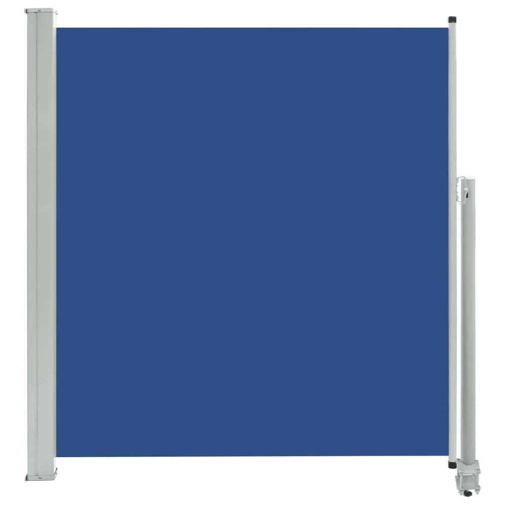 Tenda da sole laterale retrattile/schermo privacy per patio giardino terrazza balcone 140 x 300 cm blu 02_0007227
