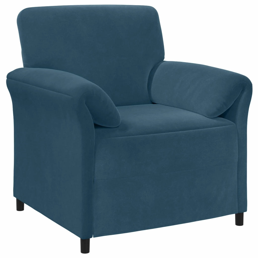 Set di divani 2 pz Blu Velluto 3424894