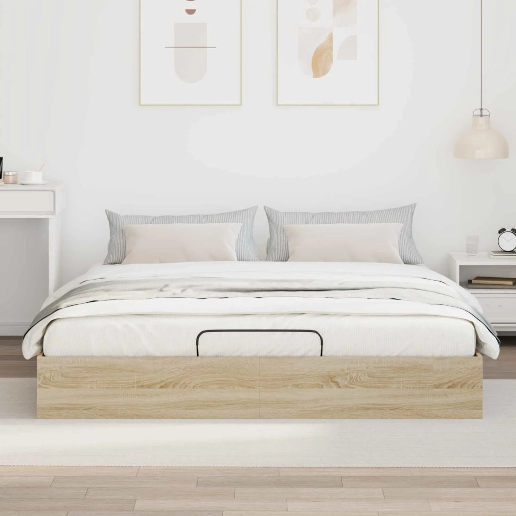 Letto ottomano Rovere Sonoma 193 x 120 x 25 cm Truciolare