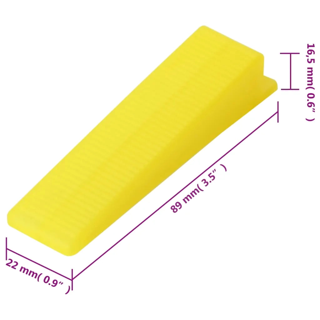 Sistema di Livellamento Piastrelle 500 Cunei 2500 Clip 1,5 mm CFW6125492