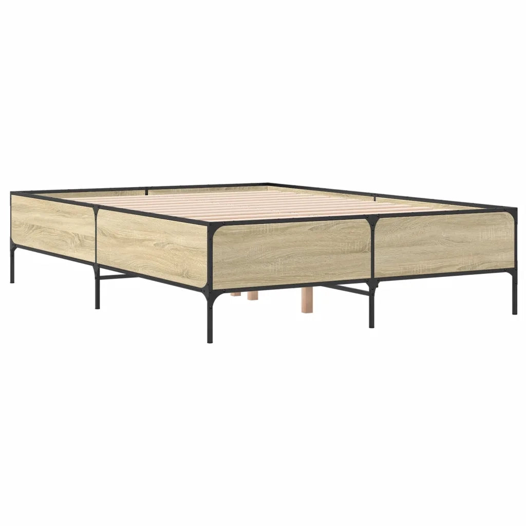 Giroletto Rovere Sonoma 140x190 cm in Legno Multistrato Metallo 3279808