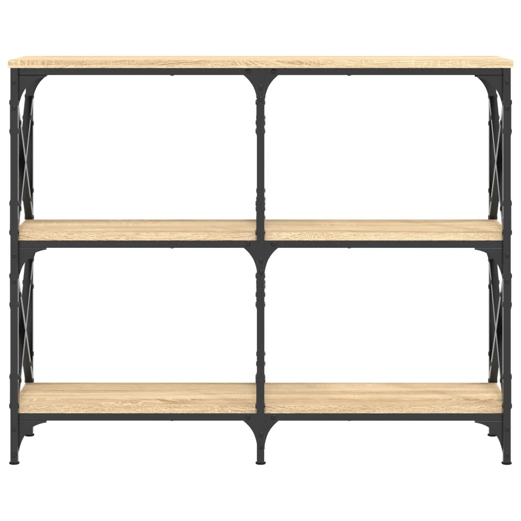 Tavolo Consolle Rovere Sonoma 100x28x80,5 cm Legno Multistrato 835420