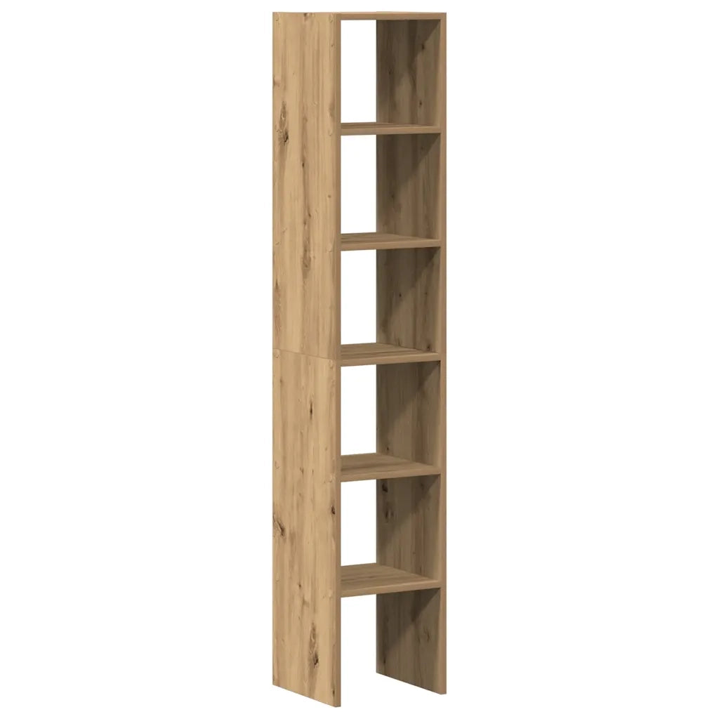 Librerie 2 pz Impilabili Rovere 30x30x80 cm Legno Multistrato 858820