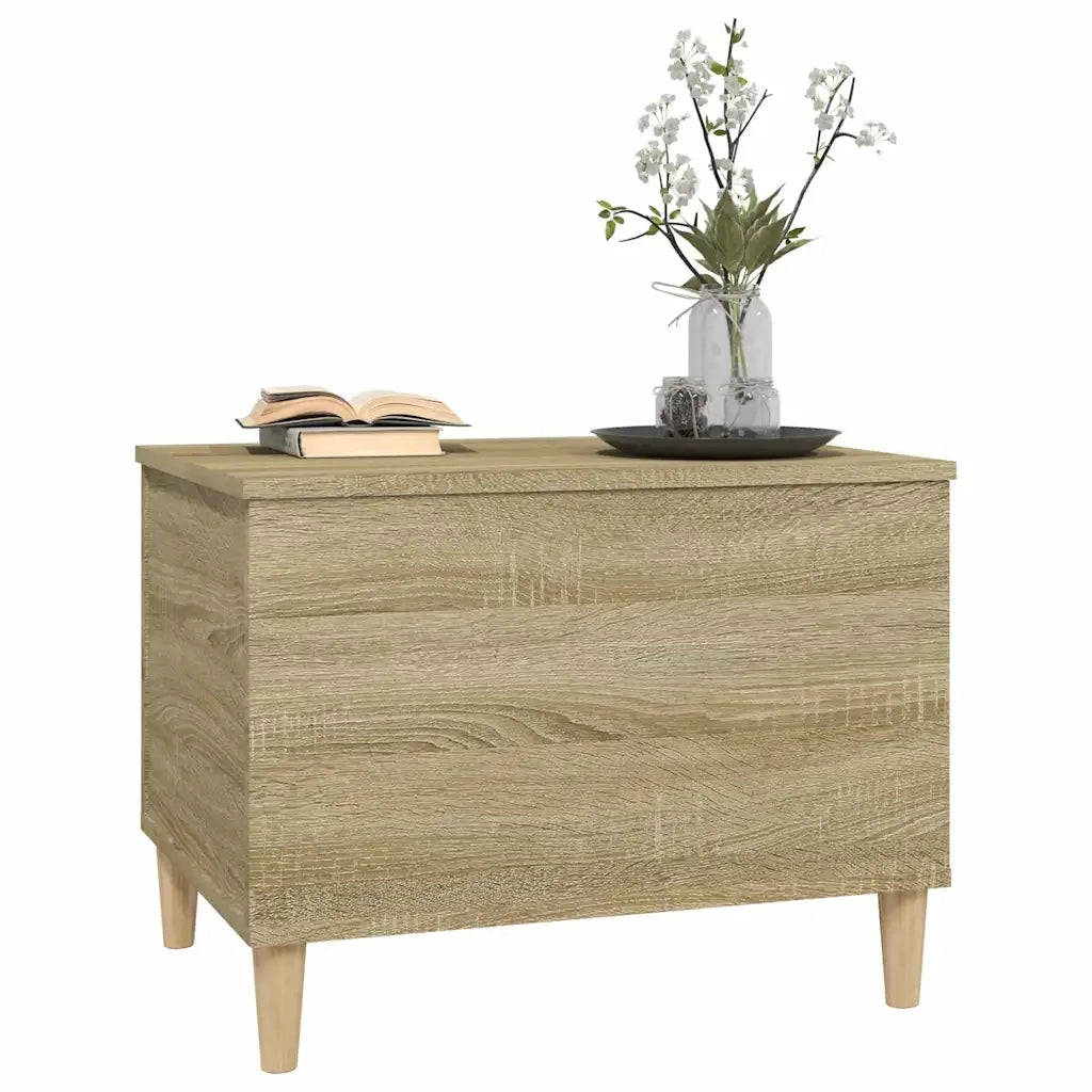 Tavolino Salotto Rovere Sonoma 60x44,5x45 cm Legno Multistrato cod mxl 20939