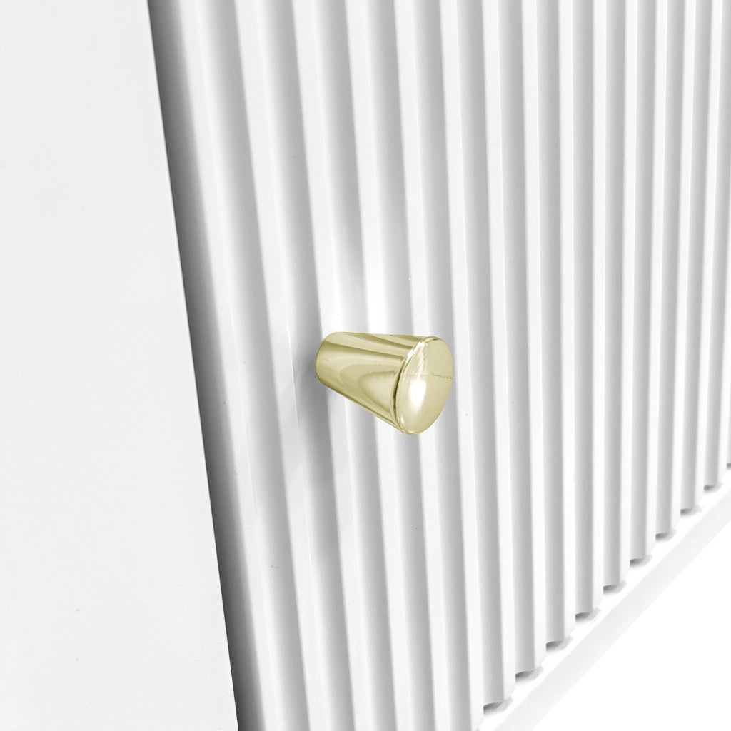Mobile porta TV con 4 ante, 2 passacavi e cerniere silenziose, pannello truciolare bianco, 170 × 35 × 50 cm
