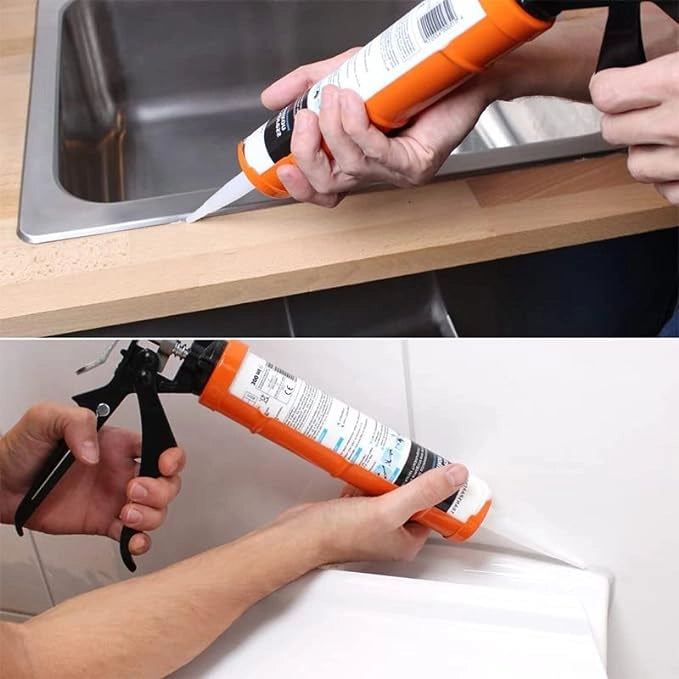 PISTOLA PER CARTUCCE SILICONE IDEAL STAR 'PROFESSIONALE' 240 mm - IDEAL STAR