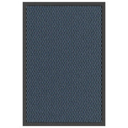Zerbino d'ingresso flessibile e antiscivolo 40 x 60 cm assorbente per l'umidità design moderno PP blu 02_0058115