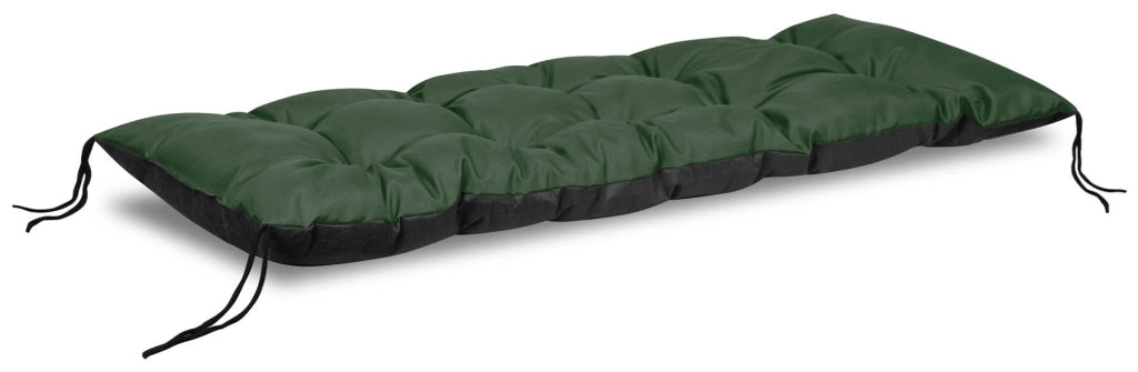Cuscino da giardino AIO FACTORY S 120x40 cm impermeabile verde per panca in pallet