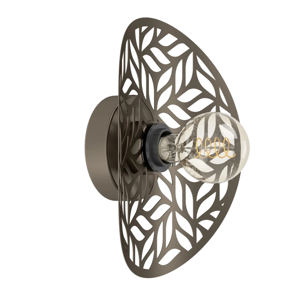 Applique Rustica Country Swaby Acciaio Bronzo 1 Luce E27 Ip20