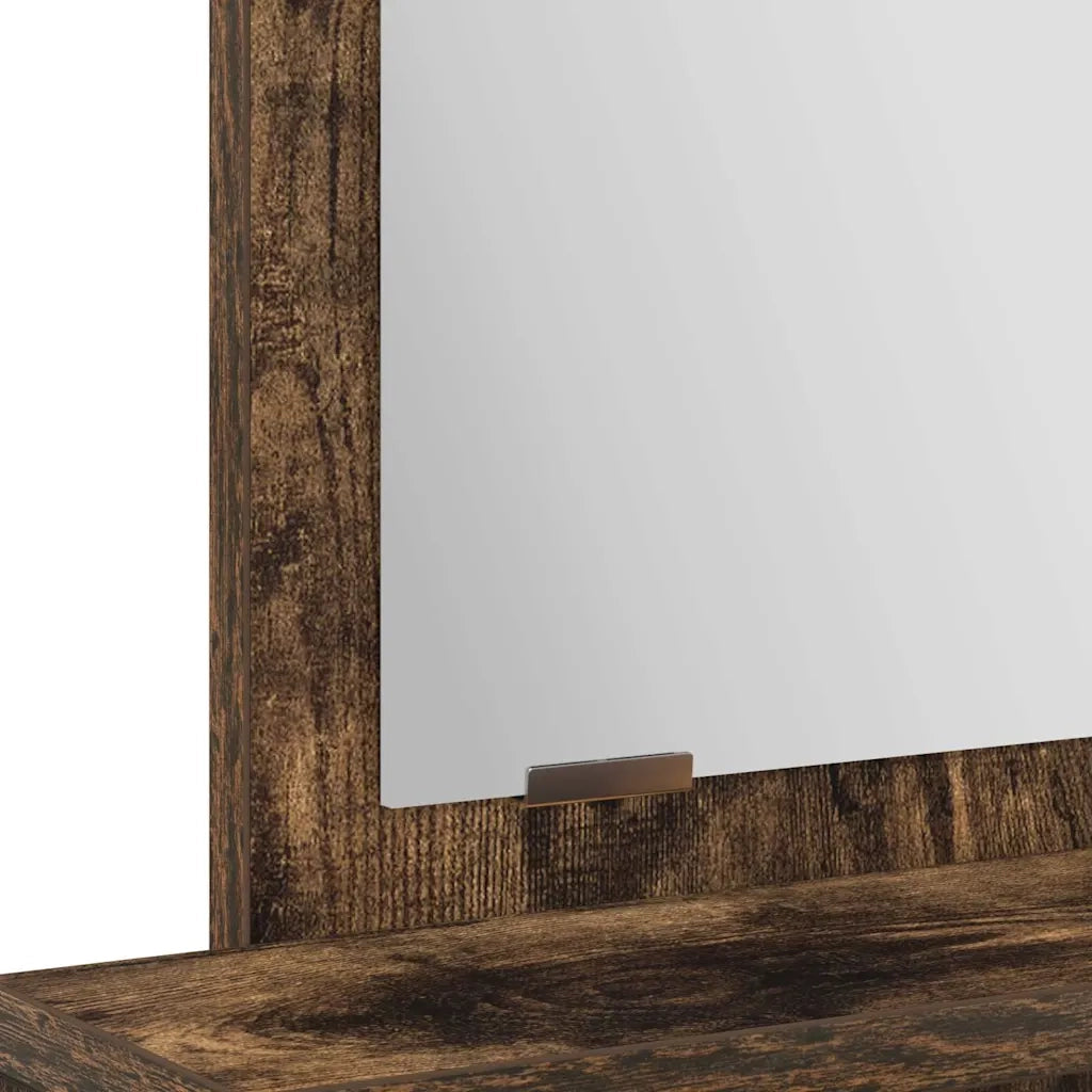 Tavolo da Trucco Rovere fumé 50 x 41 x 140 cm Legno multistrato 865131