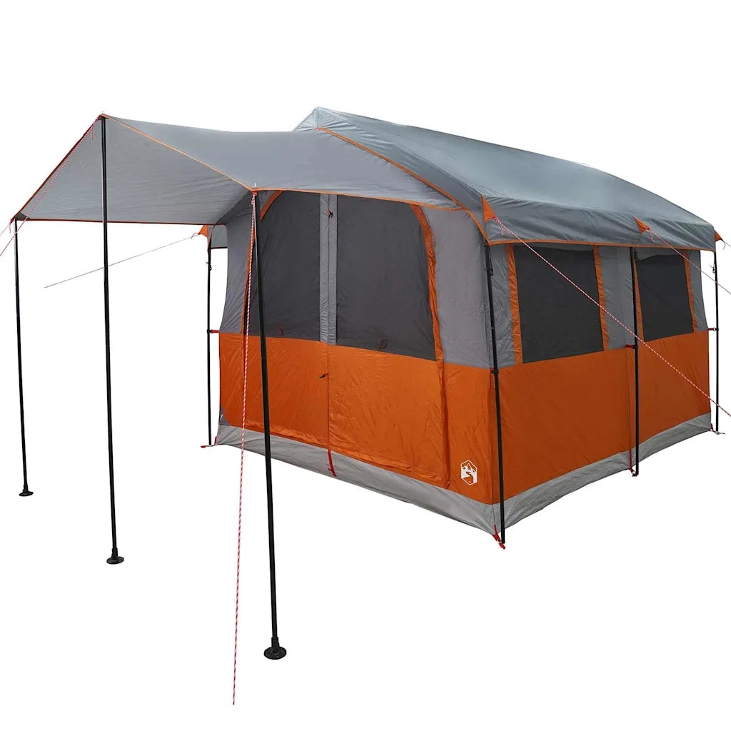 Tenda familiare per 4 persone 4 persona Grigio e arancione 42004085