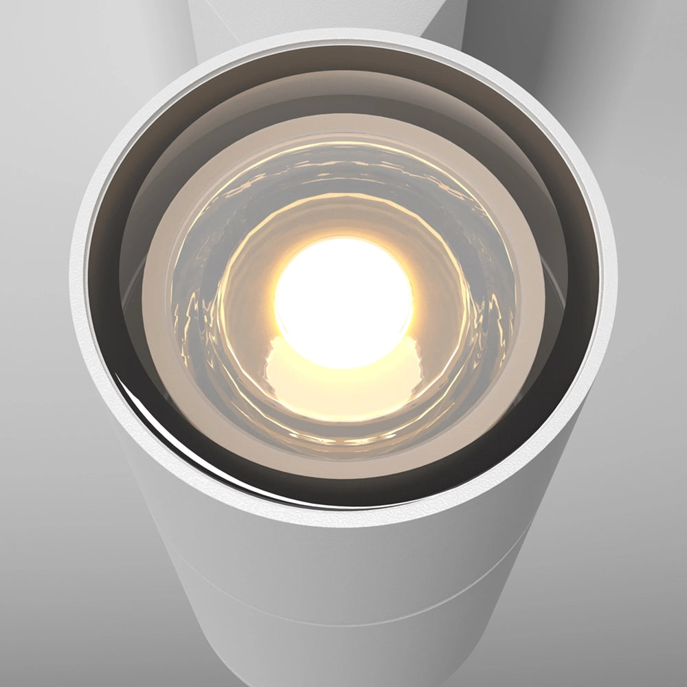 Maytoni Lampada da parete moderna Bowery 1 luce GU10 IP54 bianco alluminio