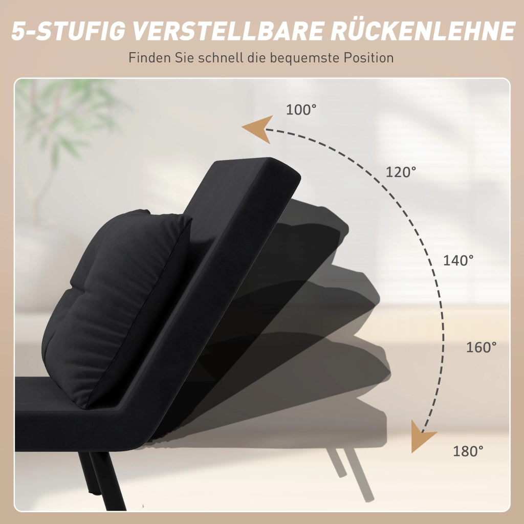 Poltrona relax ¨C zephmum ¨C tessuto velluto nero